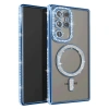 Durukar®  Samsung Galaxy S23 Ultra Joke Simli Magneticsafe Kılıf - Mavi