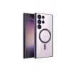 Durukar®  Samsung Galaxy S23 Ultra Kılıf Kross Magneticsafe Kapak - Mor
