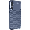 Durukar®  Samsung Galaxy S24 FE Kılıf Auto Focus Karbon Kapak - Lacivert