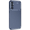 Durukar®  Samsung Galaxy S24 FE Kılıf Auto Focus Karbon Kapak - Lacivert
