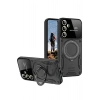 Durukar®  Samsung Galaxy S24 FE Kılıf Joy Lens Standlı Kapak - Siyah