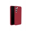 Durukar®  Samsung Galaxy S24 Kılıf First Silikon - Kırmızı
