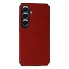 Durukar®  Samsung Galaxy S24 Kılıf Loop Deri Silikon - Kırmızı