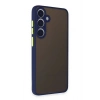 Durukar®  Samsung Galaxy S24 Kılıf Montreal Silikon Kapak - Lacivert