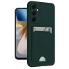 Durukar®  Samsung Galaxy S24 Plus Kelvin Kartvizitli Silikon - Koyu Yeşil