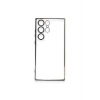 Durukar®  Samsung Galaxy S24 Ultra Kılıf  Lensli Silikon - Gümüş