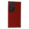 Durukar®  Samsung Galaxy S24 Ultra Kılıf Loop Deri Silikon - Kırmızı