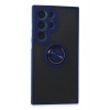 Durukar® Samsung Galaxy S24 Ultra Case Montreal Ring Silicone Cover - Navy Blue