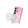 Durukar®  Samsung Galaxy S24 Ultra Kılıf Star Magsafe Kapak - Pembe