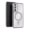 Durukar®  Samsung Galaxy S25 Edge Joke Simli Magneticsafe Kılıf - Gümüş