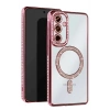 Durukar®  Samsung Galaxy S25 Edge Joke Simli Magneticsafe Kılıf - Pembe