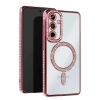 Durukar®  Samsung Galaxy S25 Edge Joke Simli Magneticsafe Kılıf - Pembe