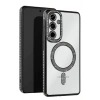Durukar®  Samsung Galaxy S25 Edge Joke Simli Magneticsafe Kılıf - Siyah