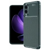 Durukar® Samsung Galaxy S25 Edge Case Auto Focus Carbon Cover - Dark Green