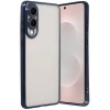 Durukar®  Samsung Galaxy S25 Edge  Lensli Silikon - Lacivert