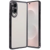 Durukar®  Samsung Galaxy S25 Edge  Lensli Silikon - Siyah