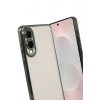 Durukar®  Samsung Galaxy S25 Edge  Lensli Silikon - Yeşil