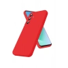 Durukar®  Samsung Galaxy S25 FE Nano içi Kadife Silikon - Kırmızı