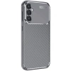 Durukar®  Samsung Galaxy S25 Plus Kılıf Auto Focus Karbon Kapak - Gri