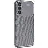 Durukar®  Samsung Galaxy S25 Plus Kılıf Auto Focus Karbon Kapak - Gri