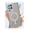 Durukar®  Samsung Galaxy S25 Ultra Kılıf Joke Simli Magneticsafe Kılıf - Derin Mor