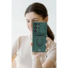 Durukar®  Samsung Galaxy S25 Ultra Kılıf Zuma Kartvizitli Yüzüklü Silikon - Lacivert