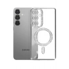 Durukar®  Samsung Galaxy S26 Joke Simli Magneticsafe Kılıf - Gümüş