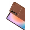 Durukar®  Samsung Galaxy S26 Plus Auto Focus Karbon Kapak - Kahverengi