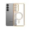 Durukar®  Samsung Galaxy S26 Plus Joke Simli Magneticsafe Kılıf - Gold