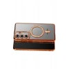Durukar®  Samsung Galaxy S26 Plus Joke Simli Magneticsafe Kılıf - Turuncu
