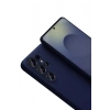 Durukar®  Samsung Galaxy S26 Ultra Nano içi Kadife Silikon - Lacivert