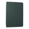 Durukar®  Samsung Galaxy Tab A9 Plus Kılıf Kalemlikli Mars Tablet Kılıfı - Koyu Yeşil