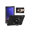 Durukar®  Samsung Galaxy X610 Tab S9 FE Plus 12.4 Kılıf Amazing Tablet Kapak - Siyah