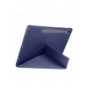 Durukar®  Samsung Galaxy X610 Tab S9 FE Plus 12.4 Kılıf Kalemlikli Mars Tablet Kılıfı - Lacivert
