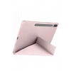 Durukar®  Samsung Galaxy X610 Tab S9 FE Plus 12.4 Kılıf Kalemlikli Mars Tablet Kılıfı - Rose Gold