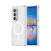 Durukar®  Samsung Galaxy Z Fold 7 Kılıf Magneticsafe Şeffaf Silikon - Şeffaf