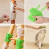 Durukar® Adjustable Silicone Cat Scratching Brush That Attaches to Chair Legs