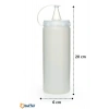 Durukar® Şeffaf Kapaklı Sızdırmaz Yağlık Sosluk Şişesi Plastik Yağdanlık 400 ml AP-9028