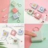 Durukar® Cute Soft Stickers 150 cm Long Practical Portable Bag Size Keychain Measuring Tape