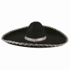 Durukar® Sombrero Meksika Şapkası Mariachi Gümüş Şeritli Yetişkin Boy