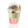 Durukar® Taken Go Lidded Spoon Practical Portable Fruit Yogurt Cup