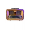 Durukar® Taşınabilir Klasik AM/FM/SW  Retro Ev Radyo USB ile Şarj Olabilen Retro Radyo