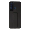 Durukar®  Tecno Pova Neo Kılıf Mega Standlı Silikon - Siyah