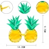 Durukar® Tropikal Hawaii Ananas Şekilli Parti Gözlüğü 9.5 x 14 cm