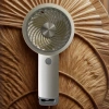 Durukar®  USB ile Şarj Olabilen 3 Ayarlı Fan Modlu Çanta Tipi El Fanı