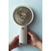 Durukar®  USB ile Şarj Olabilen 3 Ayarlı Fan Modlu Çanta Tipi El Fanı