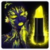 Durukar® UV Neon Sarı Ruj – Karanlıkta Parlayan Makyaj Boyası
