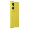 Durukar®  Vivo V29 Lite Kılıf Nano içi Kadife Silikon - Sarı