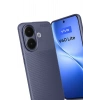 Durukar®  Vivo V60 Lite Auto Focus Karbon Kapak - Lacivert
