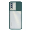 Durukar®  Vivo Y11S Kılıf Palm Buzlu Kamera Sürgülü Silikon - Yeşil